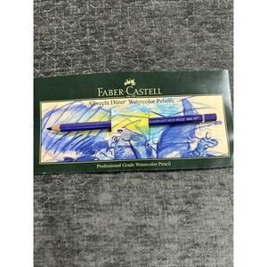 Faber-Castell Albrecht Dürer Watercolor Pencil Sample Card Blue Violet 137